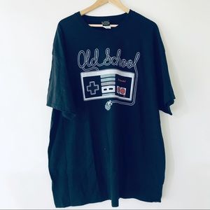 Nintendo Old School Controller Graphic Tee Blk XXL